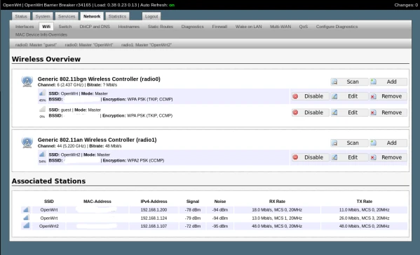 OpenWrt Esm W599