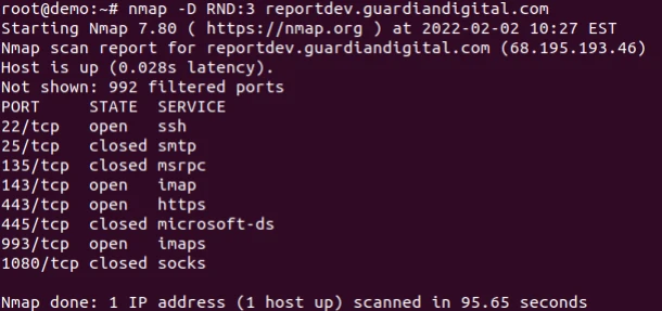 Nmap Firewall Evasion5 Esm W610