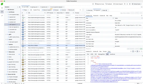 Fiddler Web Debugging Proxy Esm W500