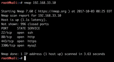 Nmap Screenshot Esm W400