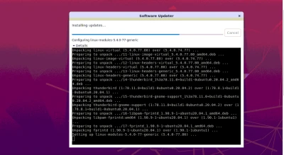 Update Ubuntu8 Esm W400