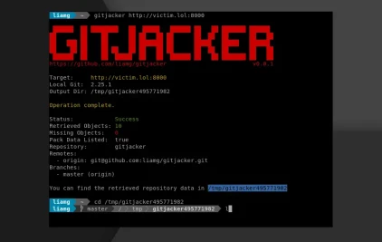 New Gitjacker tool lets you find .git folders exposed online